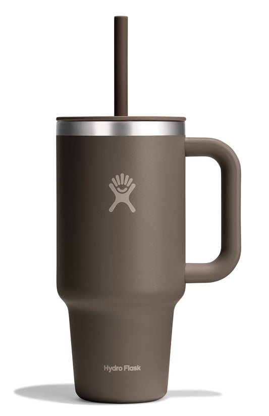 Hydro Flask face avant montrant le design sandpiper et l'esthétique monochrome