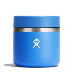 Hydro Flask face avant montrant la teinte Cascade Blue et la portabilité