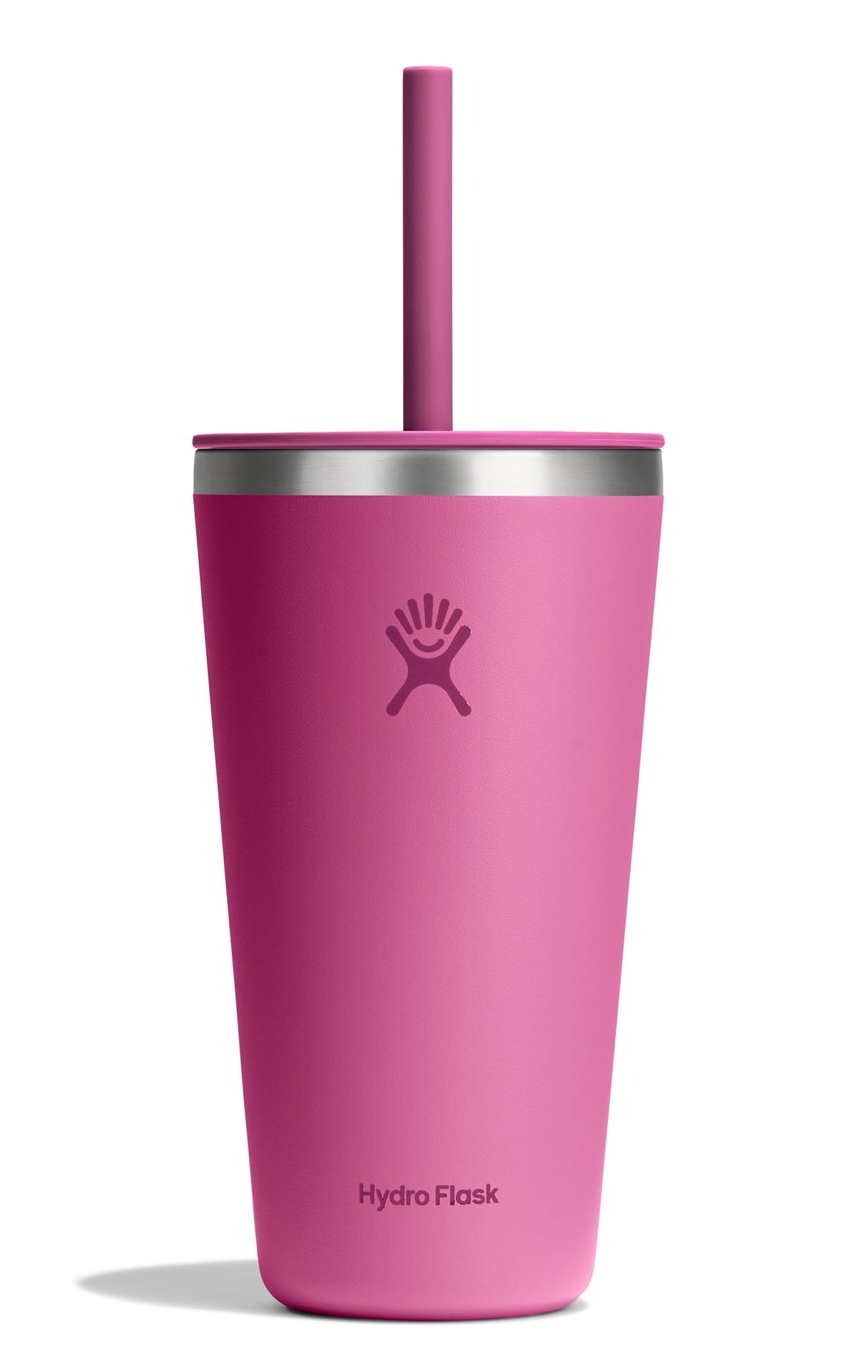 Hydro Flask gobelet devant avec packaging montrant design Reef et praticité