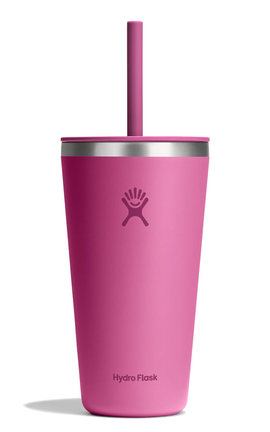 Hydro Flask gobelet devant avec packaging montrant design Reef et praticité