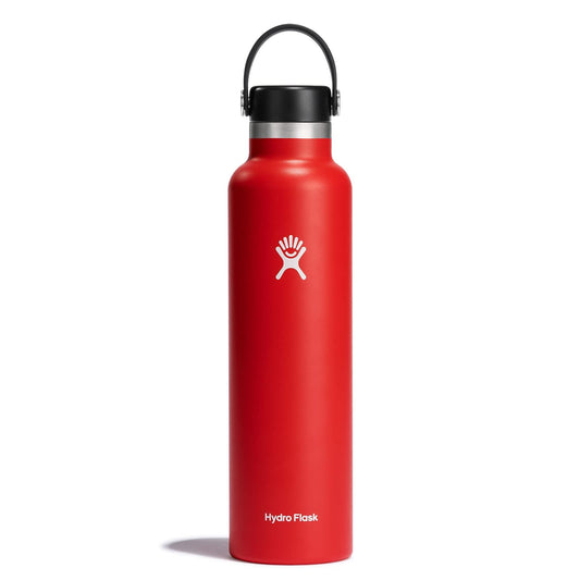 Hydro Flask gourde Goji face avant montrant la silhouette et compatibilité porte-gobelet