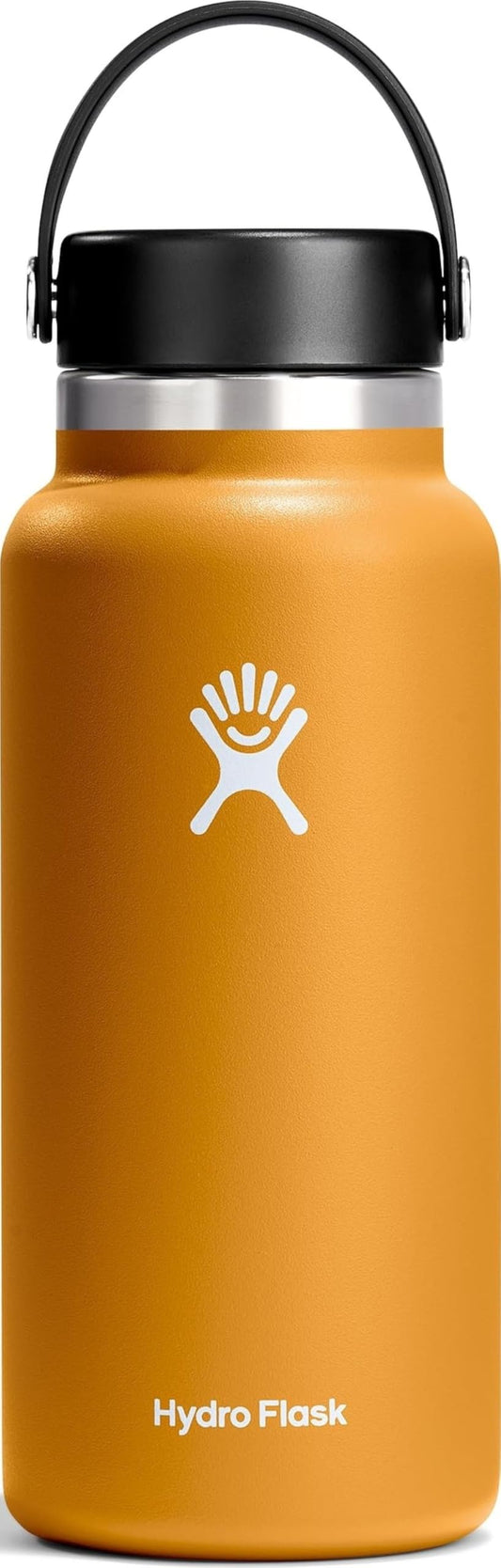 Hydro Flask gourde devant en Fossil Brown montrant la finition robuste