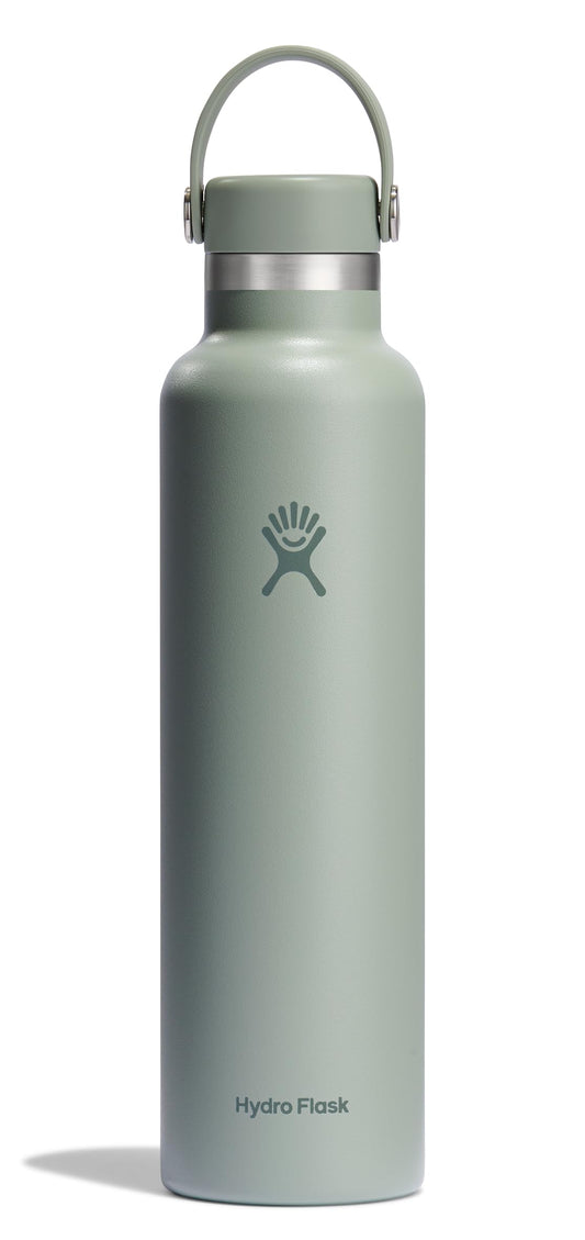 Hydro Flask gourde face Agave Green montrant son look et solidité