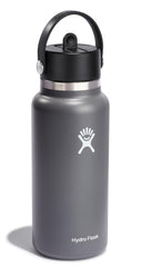 Hydro Flask large goulot avec glaçons visibles, facilite le remplissage et le rafraîchissement