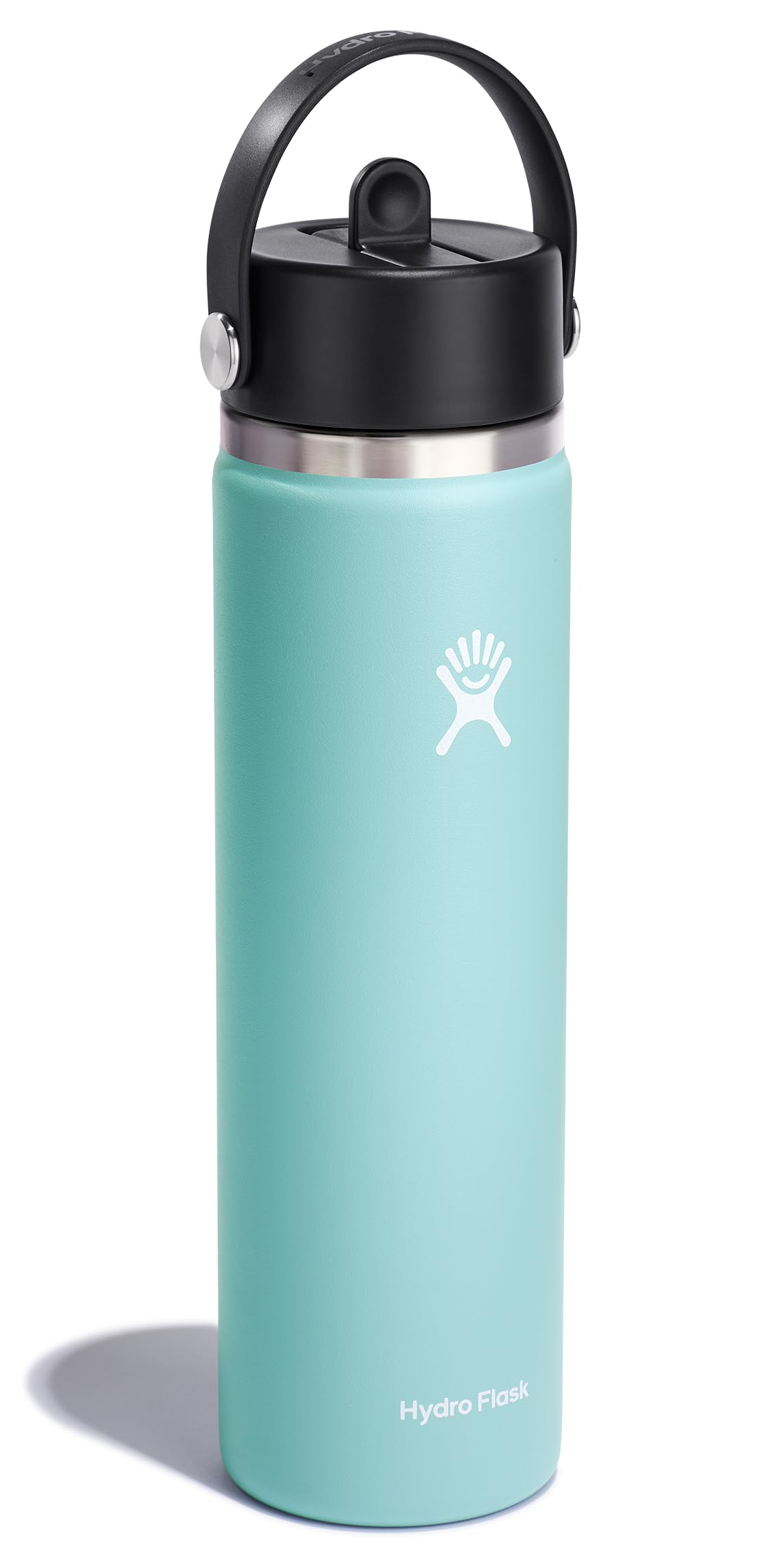Hydro Flask large goulot rempli de glaçons, facilite ajout et rafraîchissement