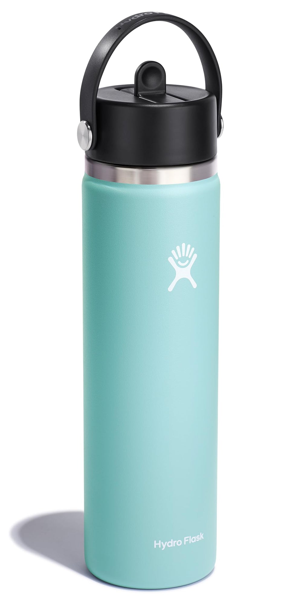 Hydro Flask large goulot rempli de glaçons, facilite ajout et rafraîchissement