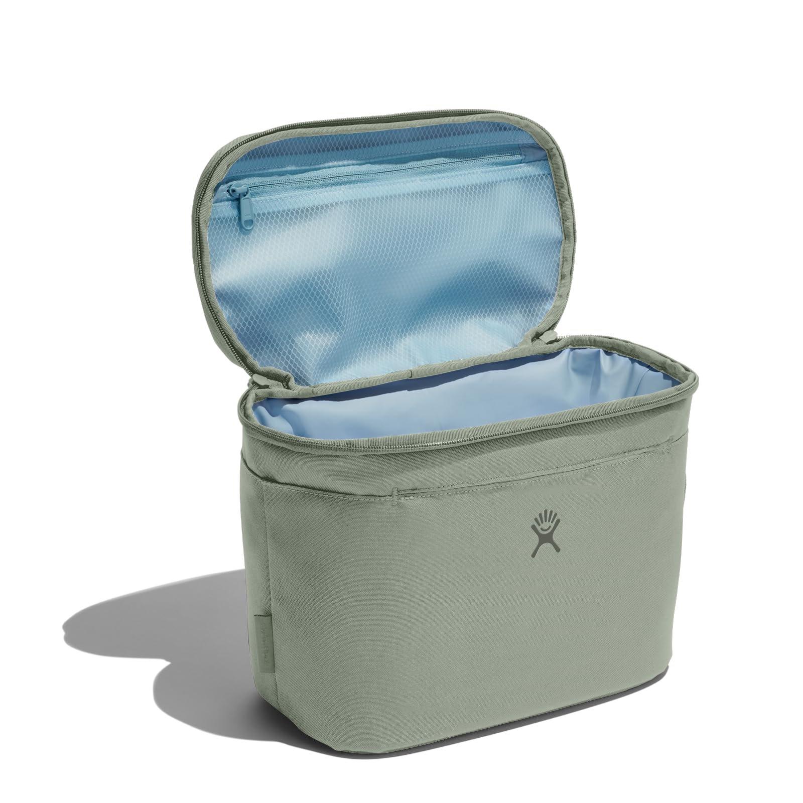 Hydro Flask sac ouvert montrant doublure isolante, facilité de nettoyage