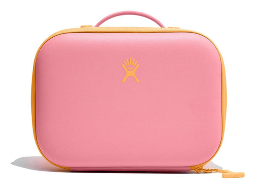 Hydro Flask vue avant Dahlia Pink montrant design durable et attractif
