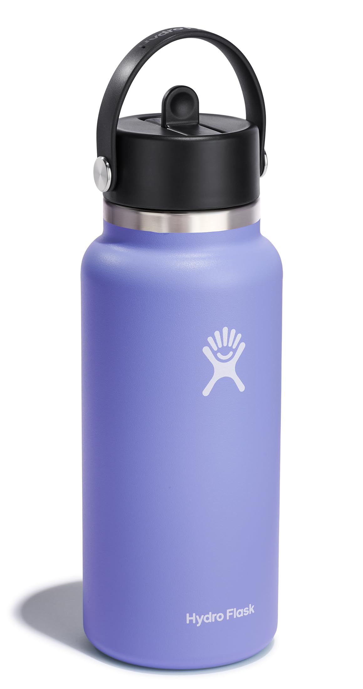 Hydro Flask détail du bouchon Flex Straw montrant fermeture étanche et praticité