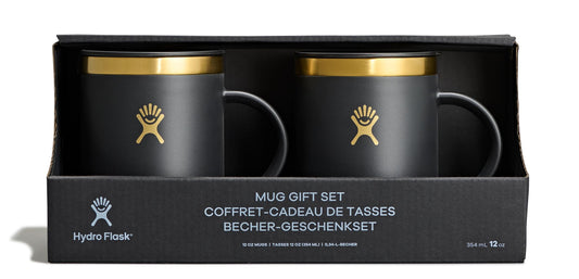 Hydro Flask mug face avant montrant design élégant et isolation durable