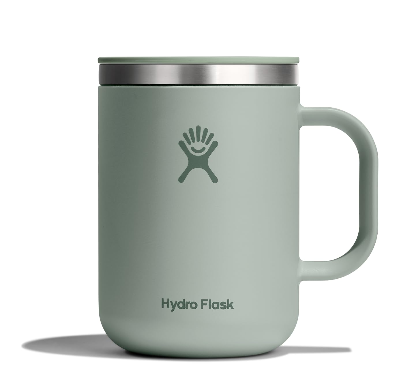 Hydro Flask mug face avant Agave Green, maintien de la chaleur pratique