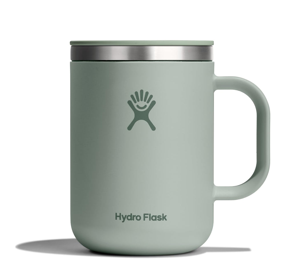 Hydro Flask mug face avant Agave Green, maintien de la chaleur pratique
