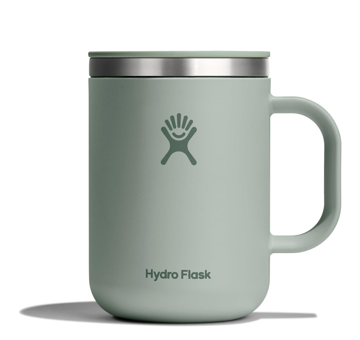 Hydro Flask mug face avant Agave Green, maintien de la chaleur pratique