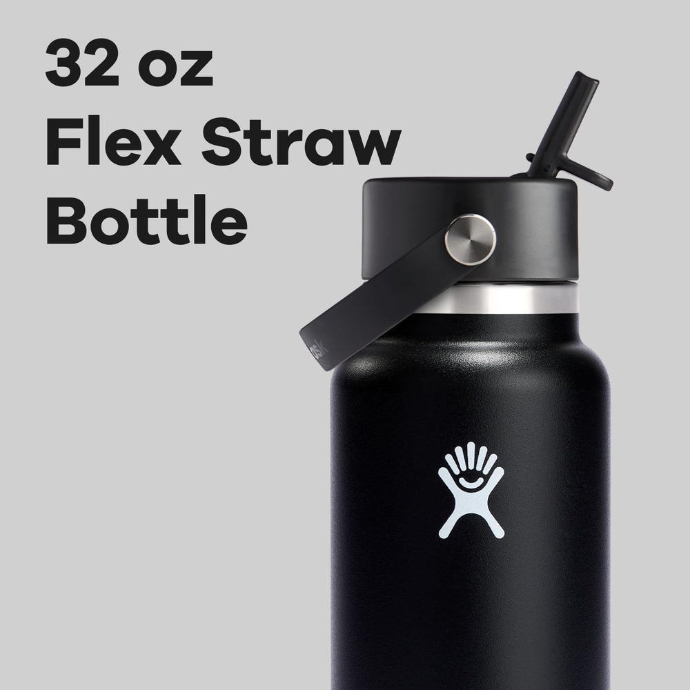 Hydro Flask ouverture large montrant glaçons et fraîcheur durable
