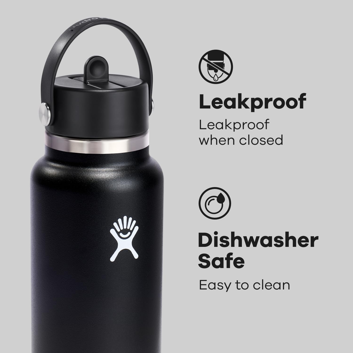 Hydro Flask poignée flexible tenue en main pour transport facile