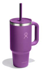 Hydro Flask gros plan sur la poignée ergonomique, prise sûre et confortable