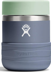 Hydro Flask pot 12 oz Koala Gray face avant montrant design solide et couleur attrayante