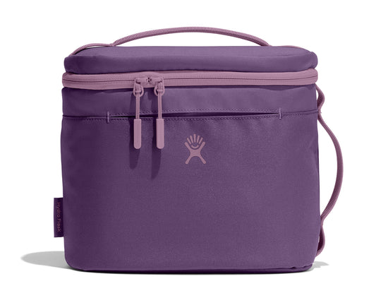Hydro Flask sac face avant Beachplum Purple montrant style et portabilité