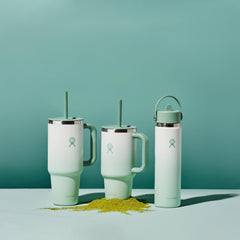 Hydro Flask texture de la finition Matcha Ombre pour look élégant