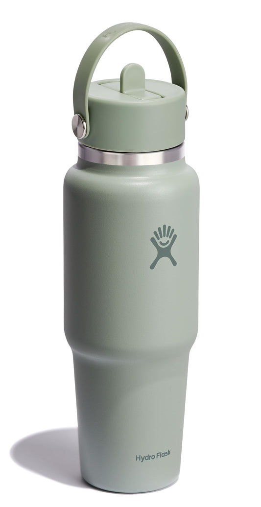 Hydro Flask bouchon paille détaillé montrant mécanisme étanche pratique