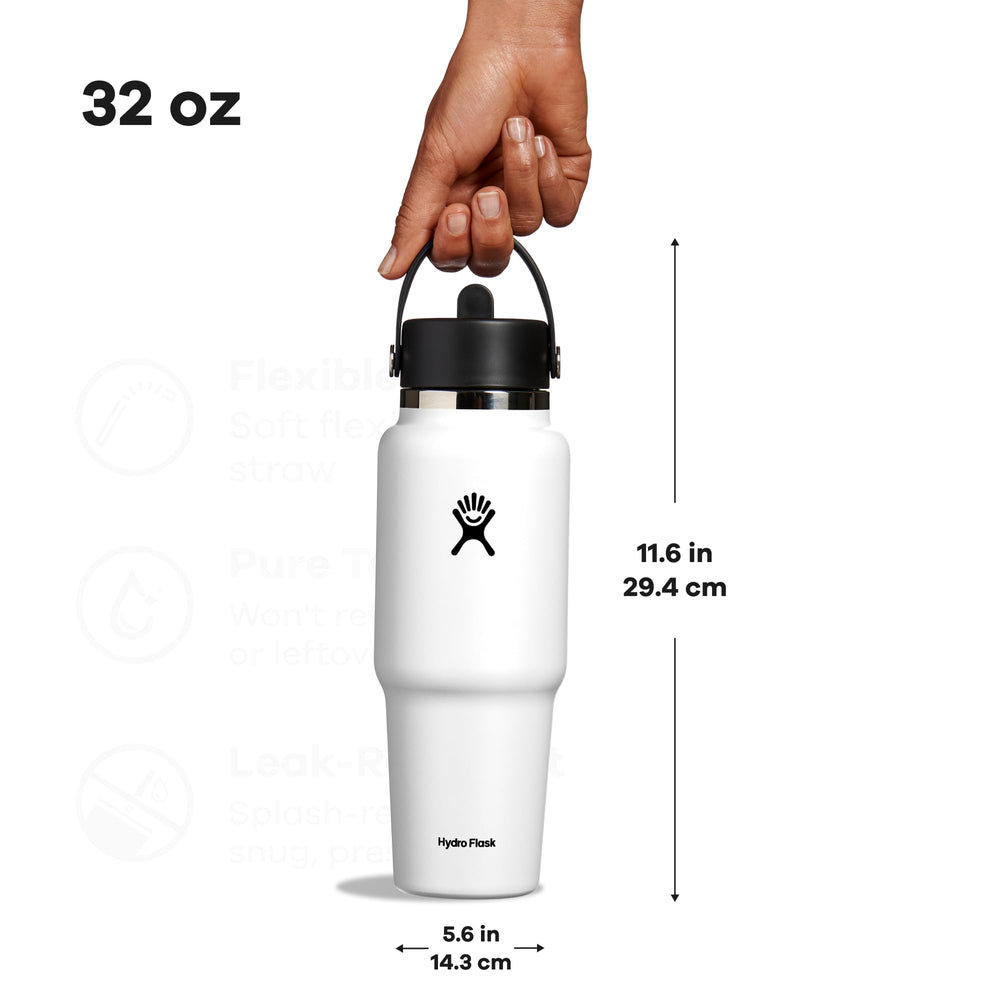 Hydro Flask tenue main indiquant prise ergonomique et facilité d'utilisation