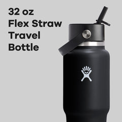 Hydro Flask corps noir texture mate montrant finition durable et antidérapante
