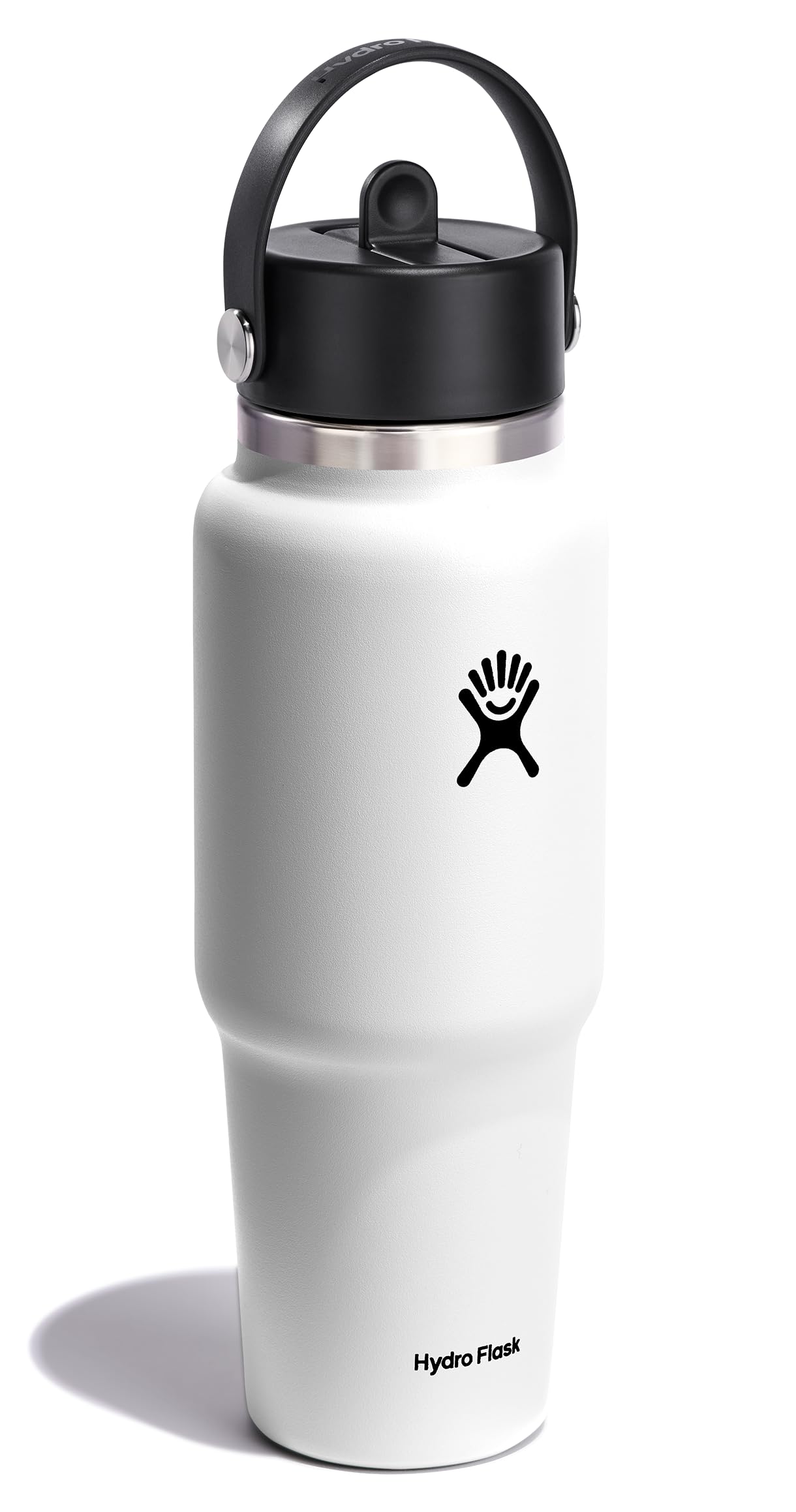 Hydro Flask bouchon paille fermé illustrant fermeture étanche et pratique