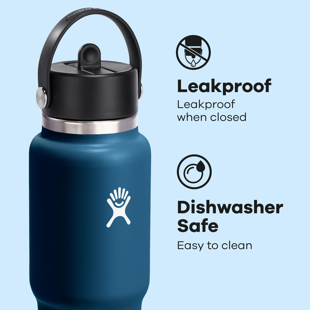 Hydro Flask installé dans porte-gobelet de voiture pour usage en déplacement