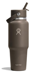 Hydro Flask bouteille 32 oz vue frontale, finition Sandpiper, design pratique