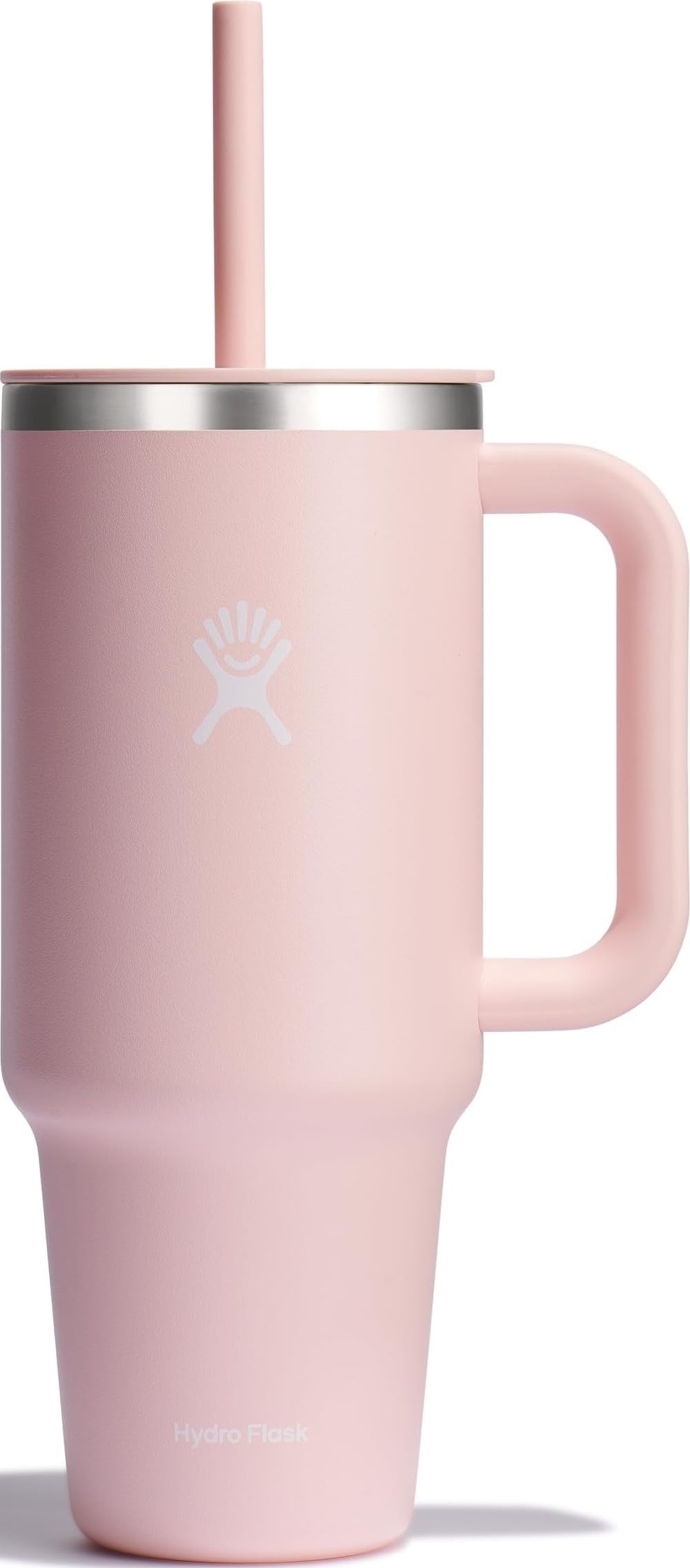 Hydro Flask gobelet vue de face montrant capacité et design, practicalité