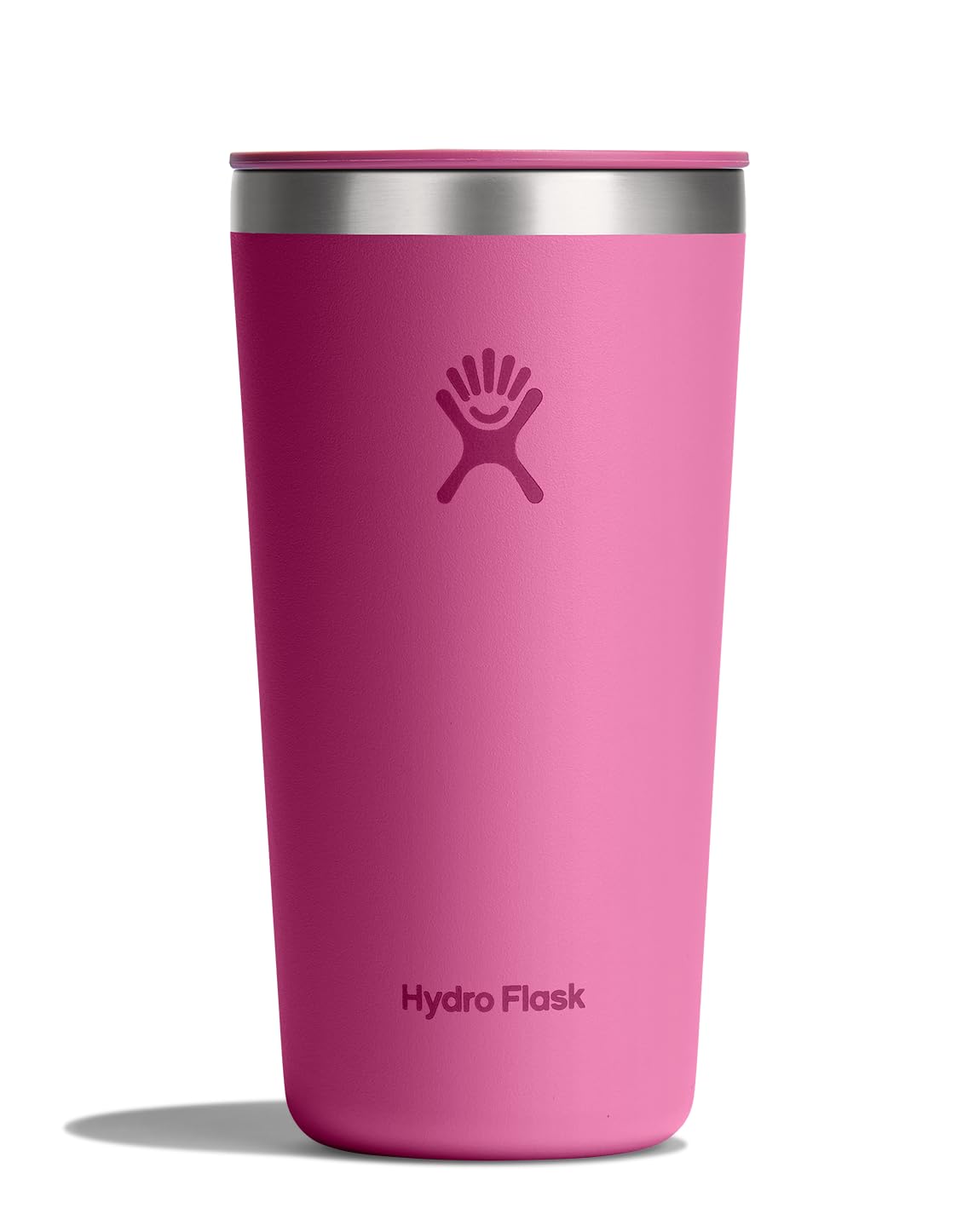 Hydro Flask gobelet 20 oz Reef Pink vue de face couleur vive et maintien thermique