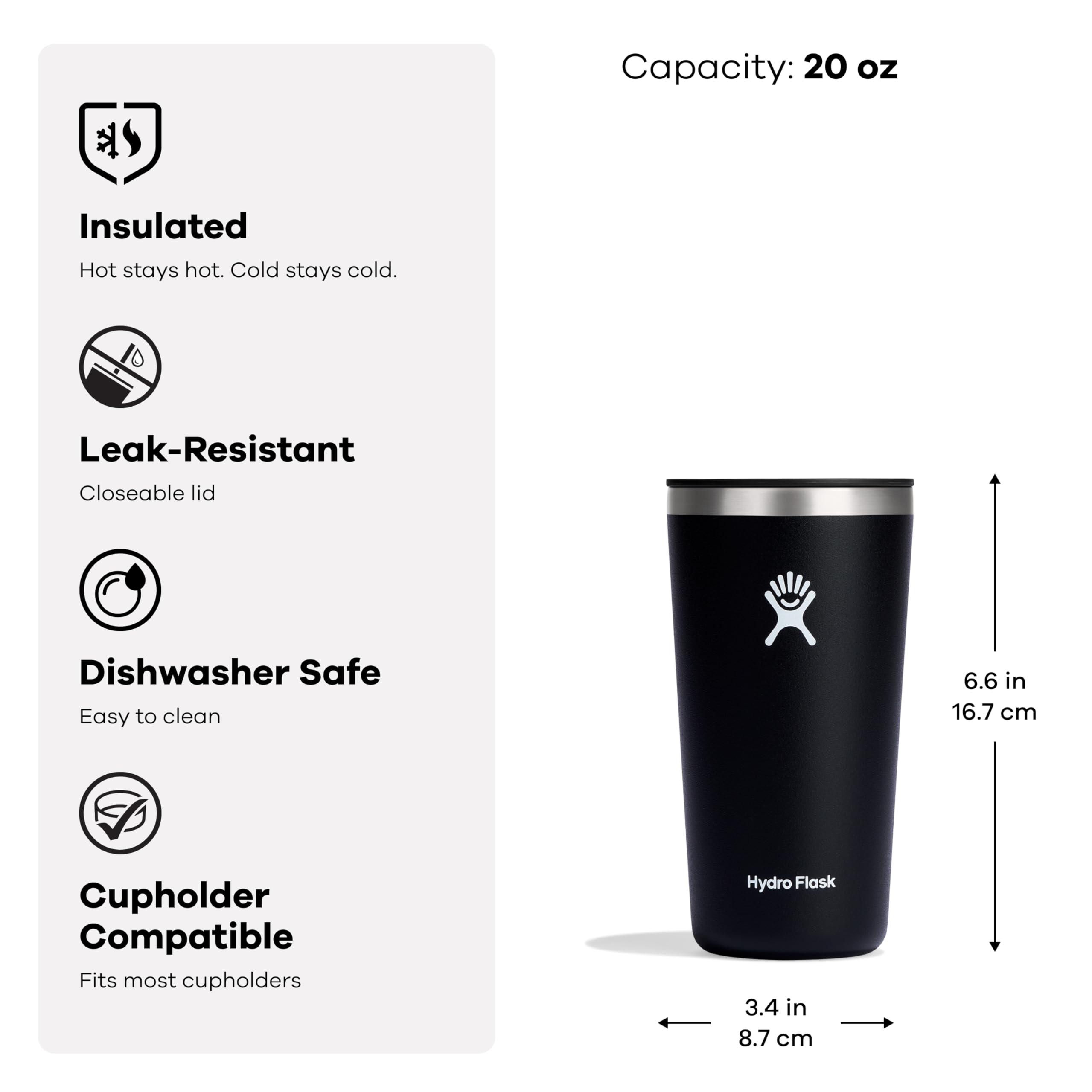Hydro Flask tumbler posé sur bureau scène quotidienne apportant style et fiabilité