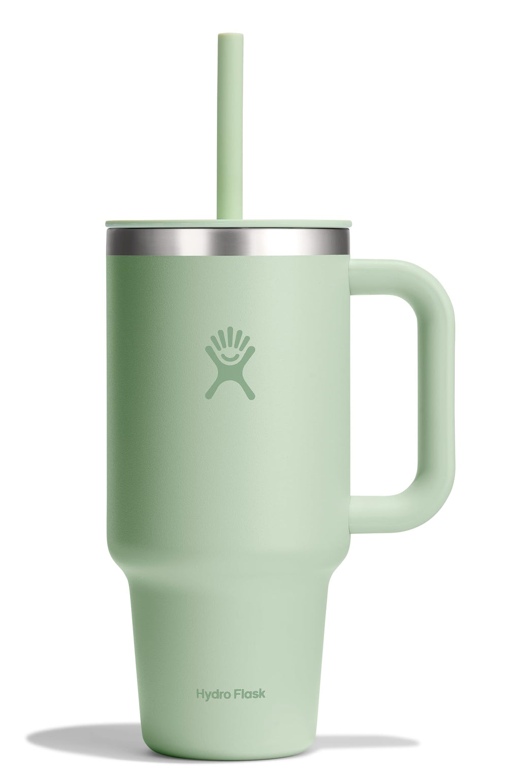 Hydro Flask face avant en Aloe Green montrant le design et l'élégance