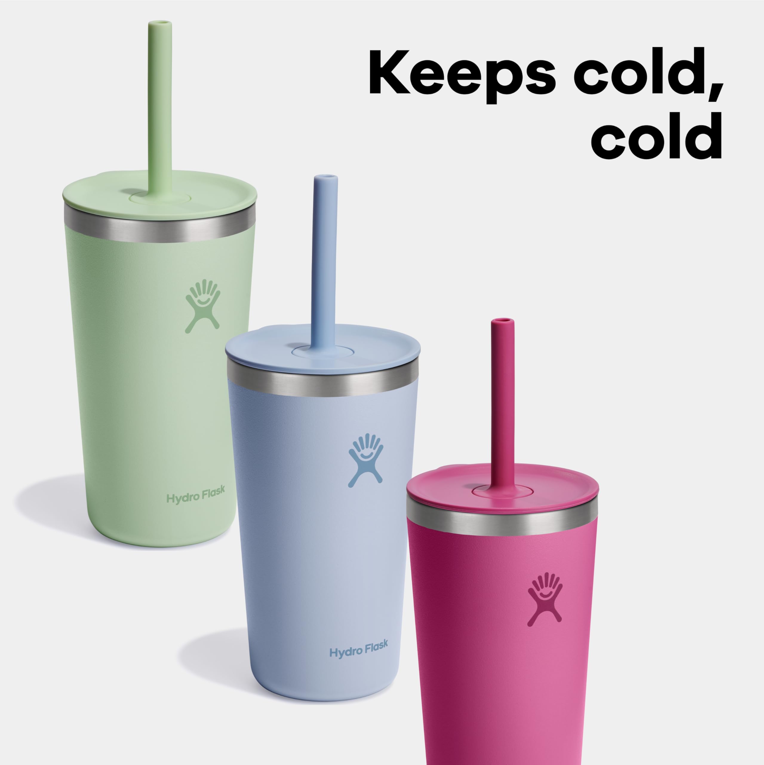 Hydro Flask comparaison taille à côté d'une bouteille, volume 20 oz