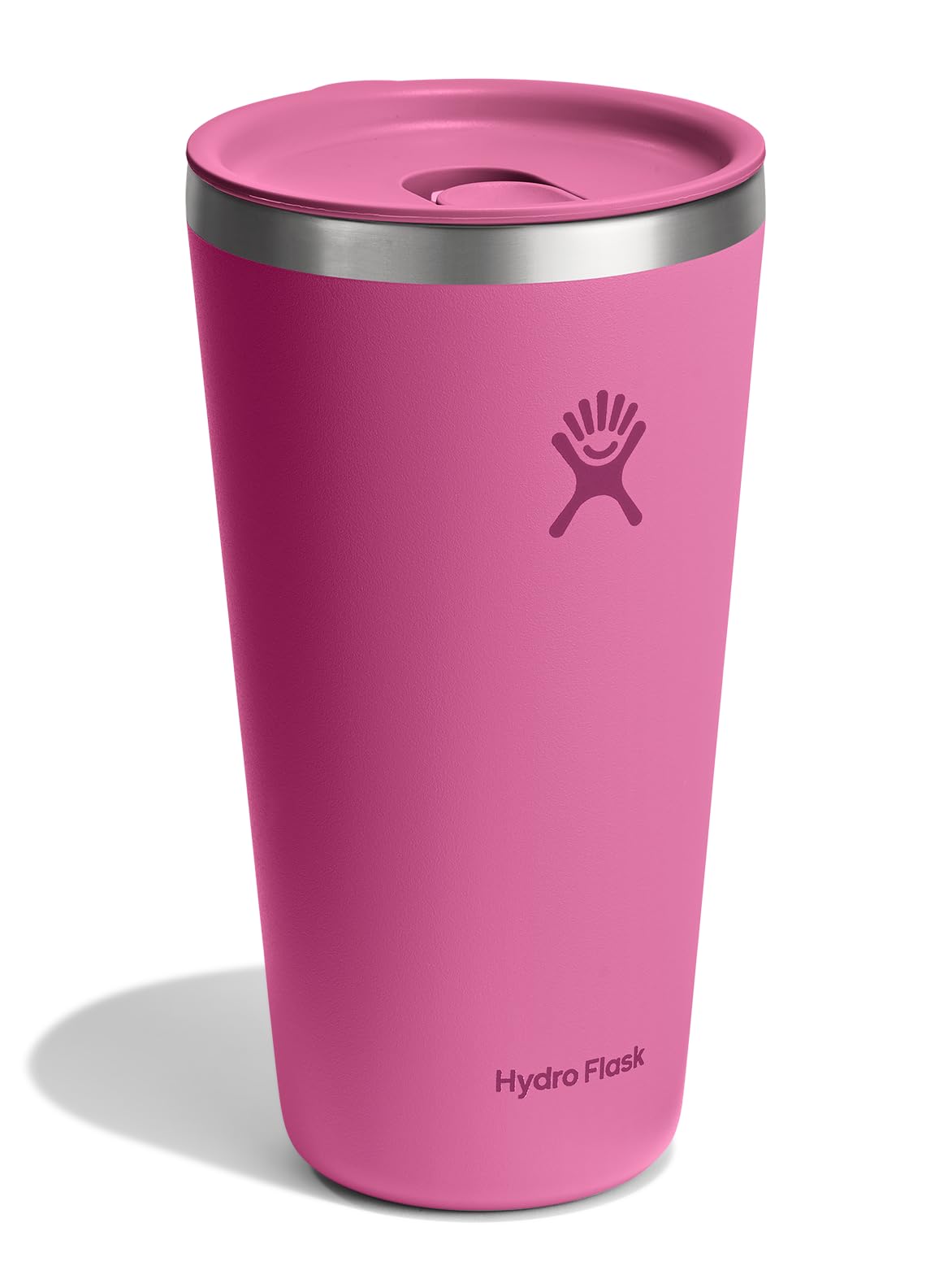 Hydro Flask couvercle closeable en gros plan offrant anti-éclaboussures pratique