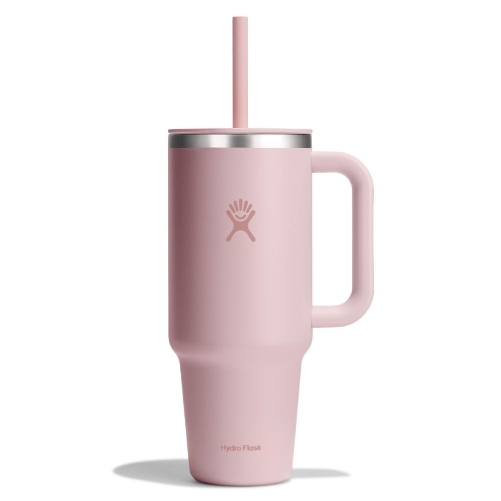 Hydro Flask gobelet face packaging Trillium Pink montrant son design élégant