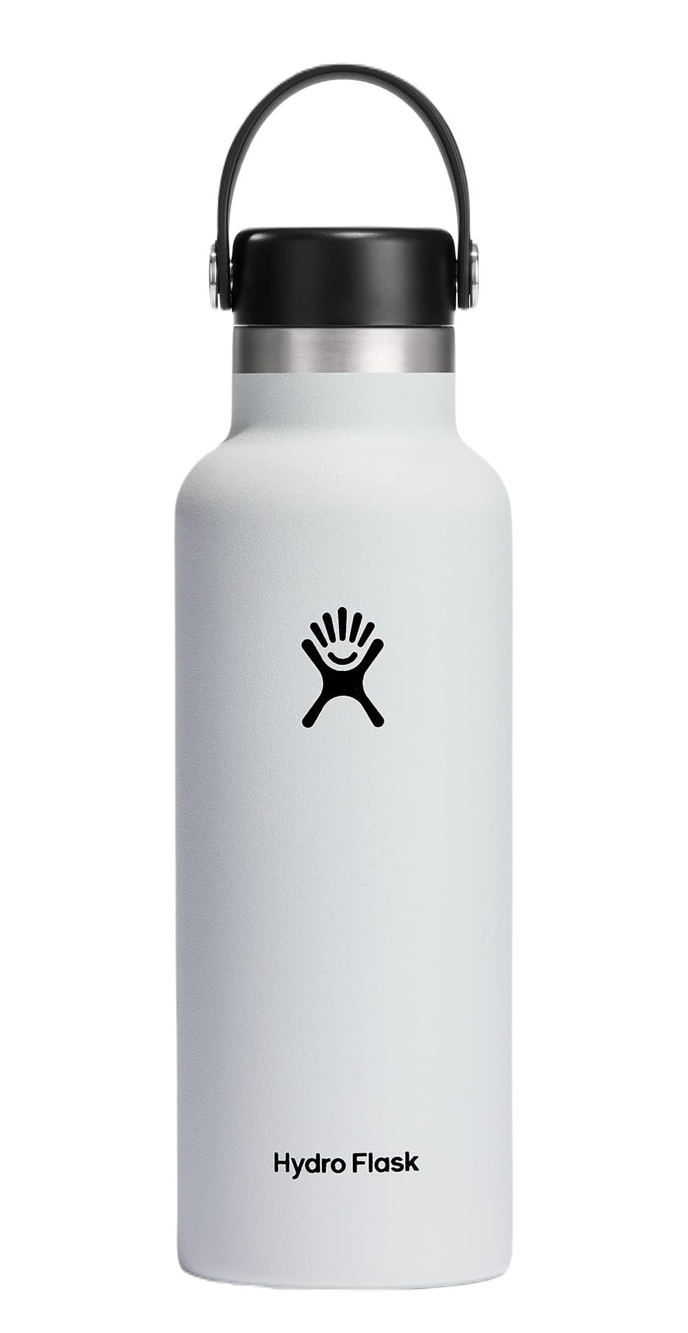 Hydro Flask bouteille blanche face avant montrant design épuré et isolation fiable