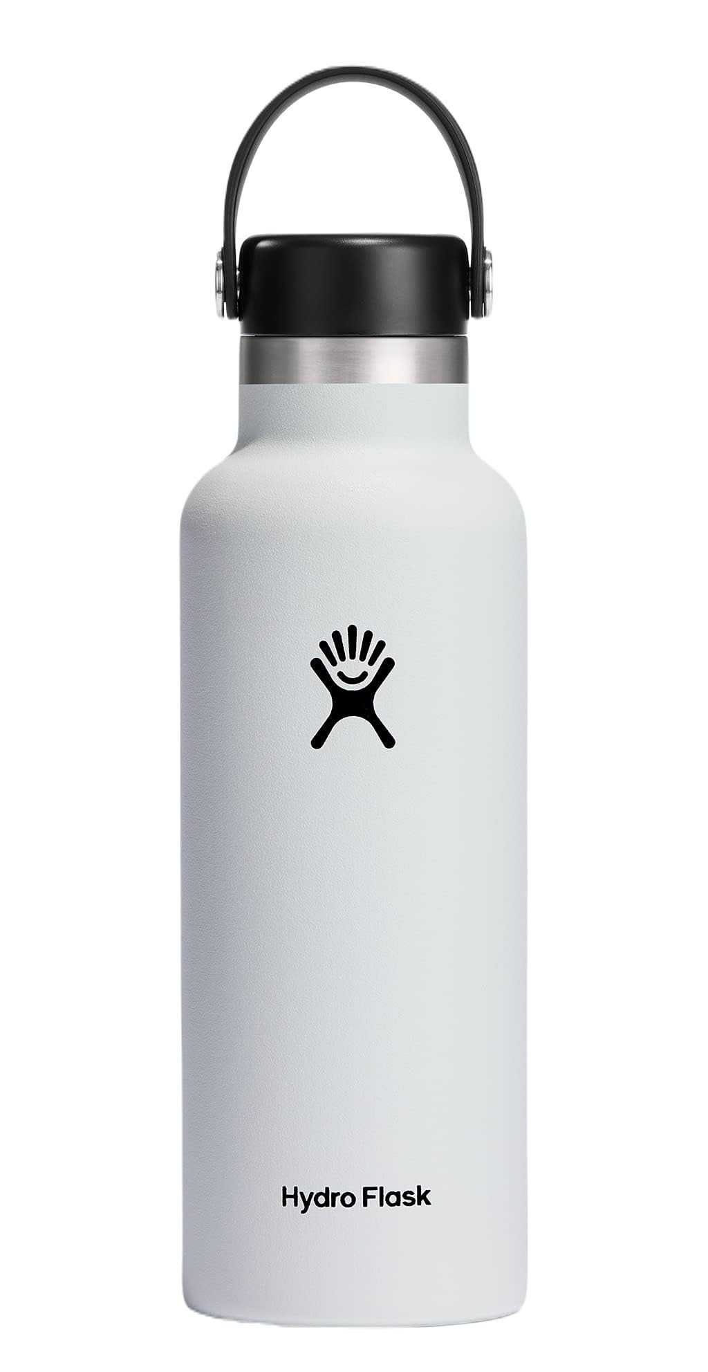 Hydro Flask bouteille blanche face avant montrant design épuré et isolation fiable