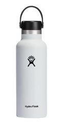 Hydro Flask bouteille blanche face avant montrant design épuré et isolation fiable