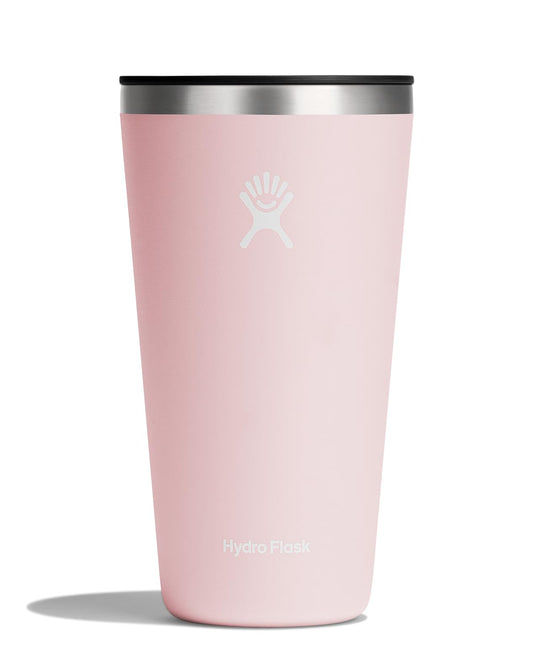 Hydro Flask gobelet face avant montrant la forme ergonomique et isolation durable