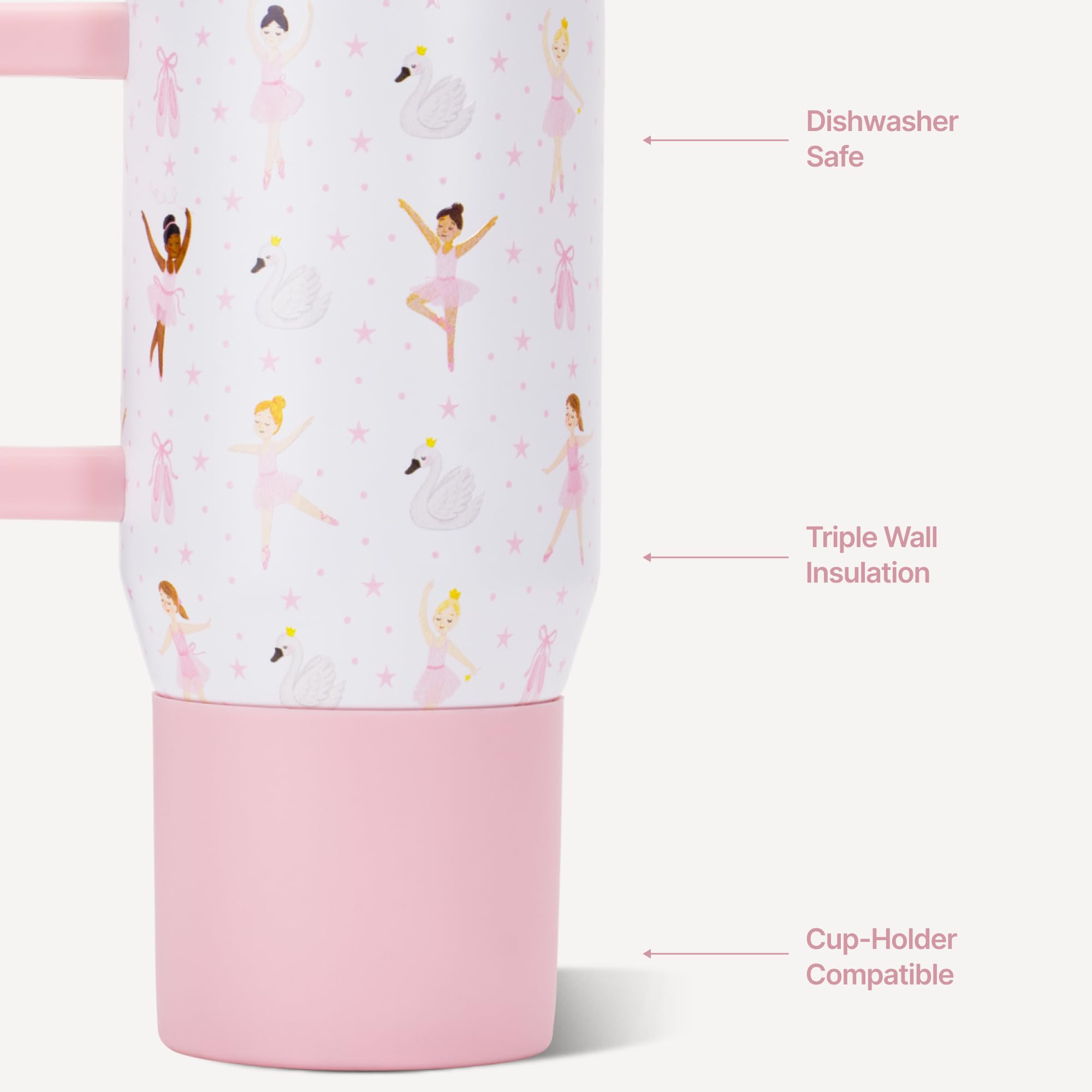 HydroJug Traveler bec à paille rabattable ouvert, boisson sans renversement