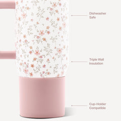 HydroJug couvercle soft-touch fermé garantissant étanchéité et confort