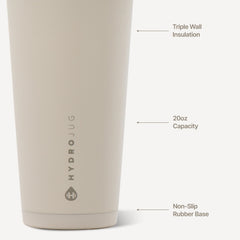 HydroJug paille flexible en usage facilite la boisson en mouvement