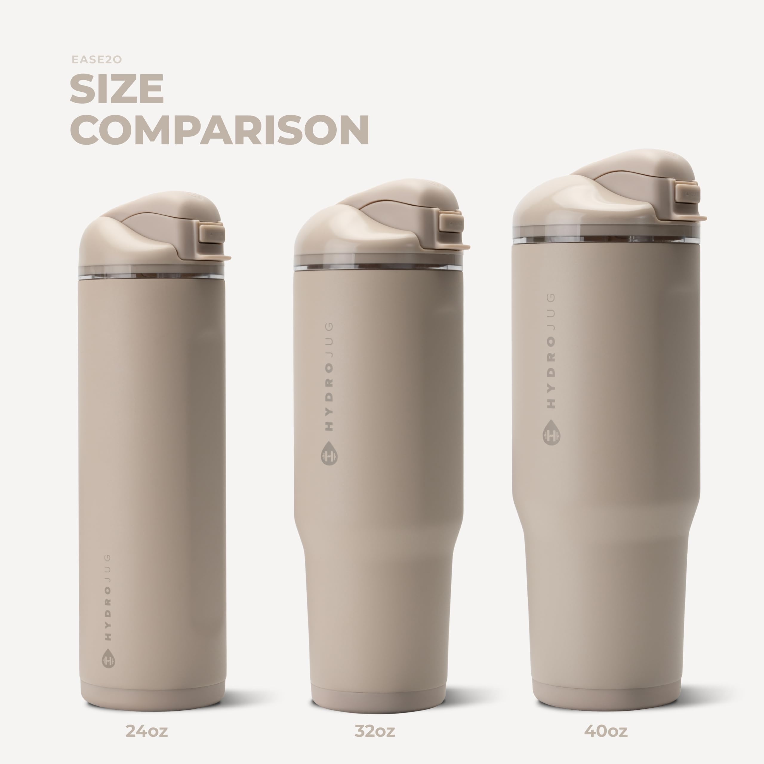HydroJug anse soft-touch pour transport confortable et prise sûre