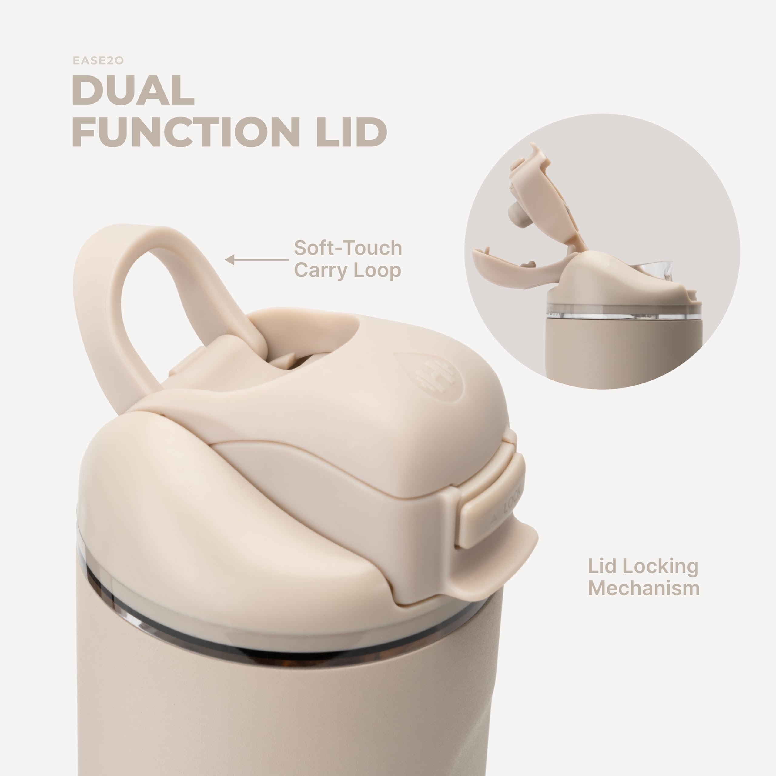 HydroJug base antidérapante compatible porte-gobelet pour stabilité