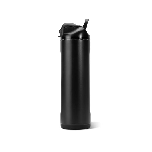 HydroJug bouchon 2-en-1 gros plan montrant mécanisme, facilite choix de boisson