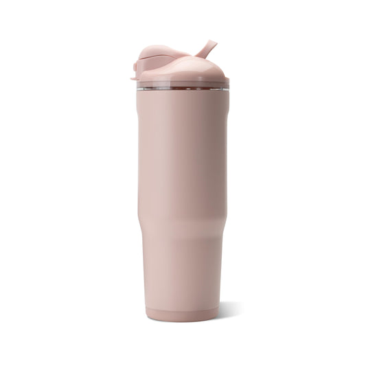 HydroJug gros plan sur couvercle double paille et chug pour boire facilement