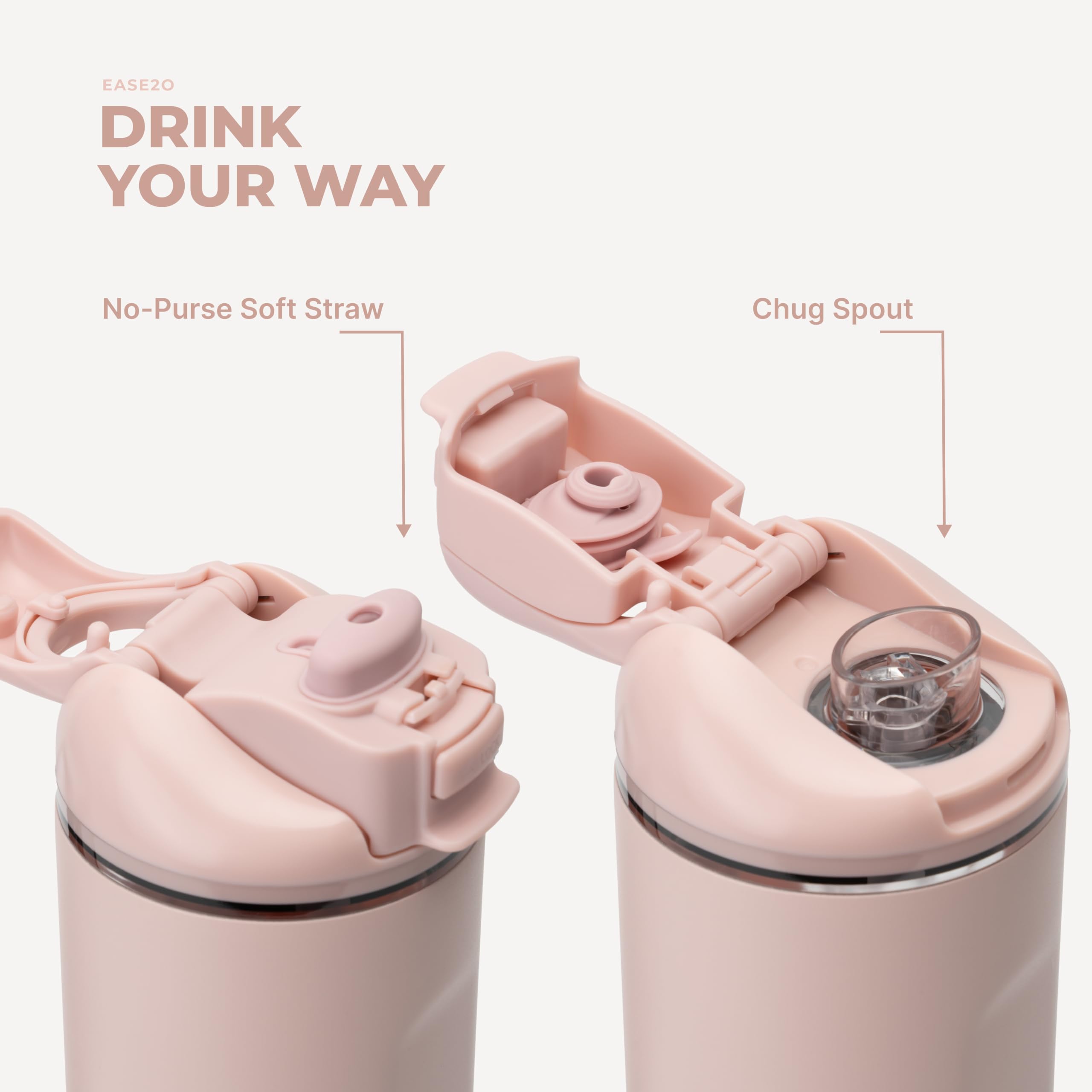 HydroJug fenêtre de niveau visible aidant à suivre les remplissages
