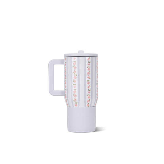 HydroJug primrose gros plan de la paille rabattable pour boire sans renverser
