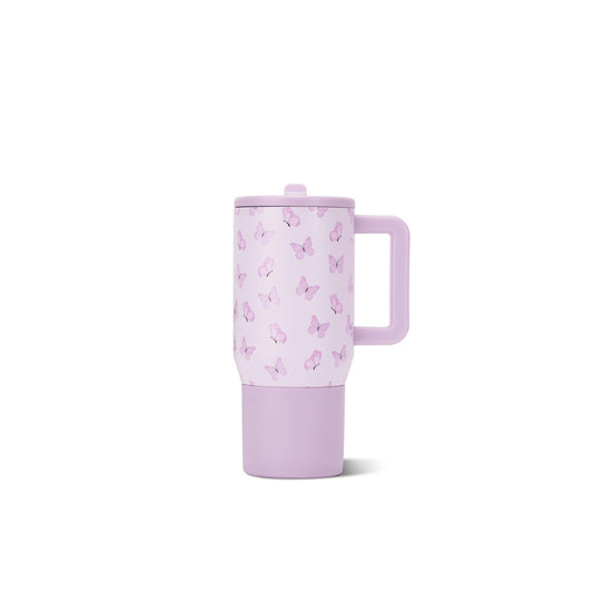 HydroJug gourde Flutter face avant montrant design coloré et bouchon sécurisé